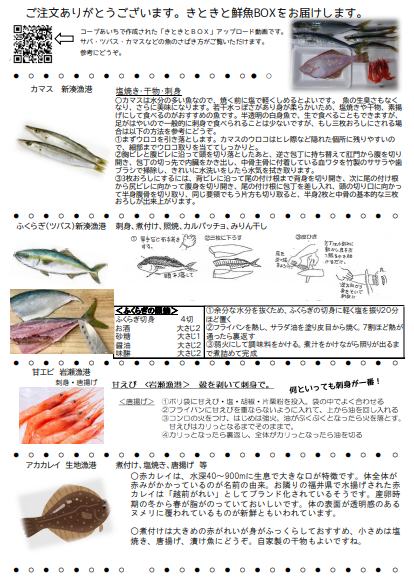 富山きときと鮮魚BOX 2025年第3弾！10月24日（金）にお届け